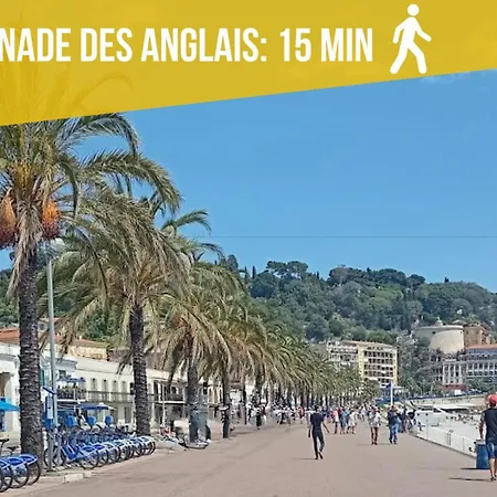 L'echappee De Riviera I Centre-ville I Climatise I Proche Gare Et I Ideal Couple Et Famille I Business Nice