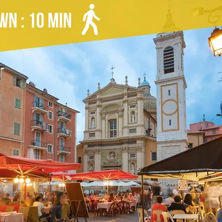 L'echappee De Riviera I Centre-ville I Climatise I Proche Gare Et I Ideal Couple Et Famille I Business Apartment *